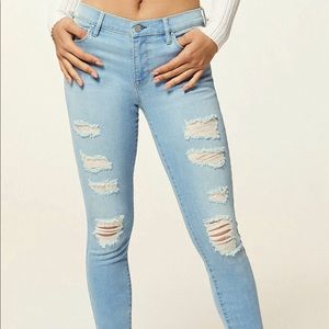 PacSun light perfect fit jeggings